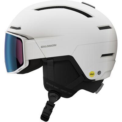 Salomon - Casque à visière photochromique - Driver Pro Sigma Photo Mips White - Taille L - Blanc Salomon - Casque à visière photochromique - Driver Pro Sigma Photo Mips White - Taille L - Blanc