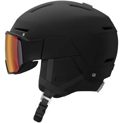 Salomon - Casque à visière photochromique - Osmo Pro Sigma Photo Black - Taille L - Noir Salomon - Casque à visière photochromique - Osmo Pro Sigma Photo Black - Taille L - Noir