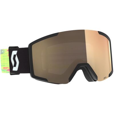 Scott - Masque de ski photochromique - Shield LS Black/Neon Yellow AMP LS Bronze Chrome S1-3 - Jaune Scott - Masque de ski photochromique - Shield LS Black/Neon Yellow AMP LS Bronze Chrome S1-3 - Jaune