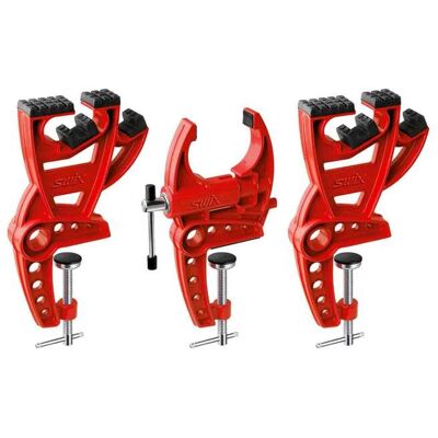 Swix - Étaux pour skis - Vise 3-Parts 20mm Fixation - Rouge Swix - Étaux pour skis - Vise 3-Parts 20mm Fixation - Rouge