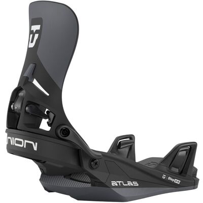 Union - Fixations de snowboard all-mountain à entrée rapide - Atlas Step On Black pour Homme - Taille 44-46 - Noir Union - Fixations de snowboard all-mountain à entrée rapide - Atlas Step On Black pour Homme - Taille 44-46 - Noir