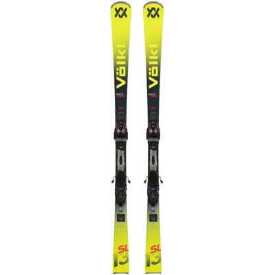 Volkl - Packs (skis + fix) - Skis de slalom - Racetiger SL + Rmot-T 12 2026 en Titane - Taille 155 cm - Jaune Volkl - Packs (skis + fix) - Skis de slalom - Racetiger SL + Rmot-T 12 2026 en Titane - Taille 155 cm - Jaune