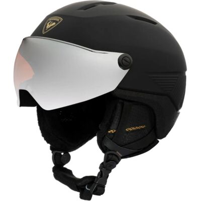 Rossignol - Casque de ski/snowboard - Fit Visor Impacts W Black pour Femme - Taille 52-55 cm - Noir Rossignol - Casque de ski/snowboard - Fit Visor Impacts W Black pour Femme - Taille 52-55 cm - Noir