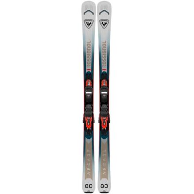 Rossignol - Packs (skis + fix) - Pack skis all-mountain - Arcade 80 + Xpress 10 GW B83 Black/Hot Red 2026 pour Homme en Bois - Taille 166 cm - Gris Rossignol - Packs (skis + fix) - Pack skis all-mountain - Arcade 80 + Xpress 10 GW B83 Black/Hot Red 2026 pour Homme en Bois - Taille 166 cm - Gris