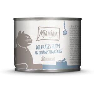 Nourriture pour chats MjAMjAM - Poulet et citrouille vapeur 6x200g Nourriture pour chats MjAMjAM - Poulet et citrouille vapeur 6x200g