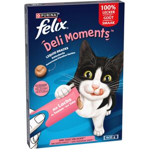 Felix Deli Moments Friandises au saumon pour chats - 16x10g Felix Deli Moments Friandises au saumon pour chats - 16x10g