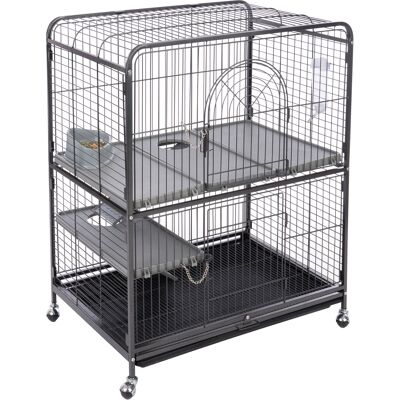 Cage Villa pour petits animaux TIAKI - Extensible à deux étages Cage Villa pour petits animaux TIAKI - Extensible à deux étages