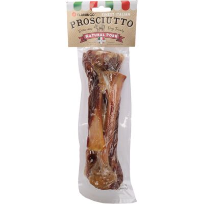 Lot économique : 2x Flamingo Prosciutto Os de tibia de porc 2 pièces snacks pour chiens Lot économique : 2x Flamingo Prosciutto Os de tibia de porc 2 pièces snacks pour chiens