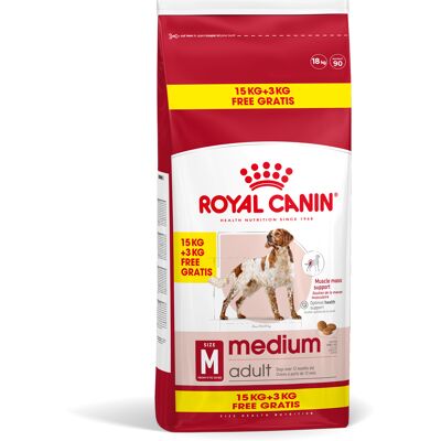 Nourriture pour chiens Royal Canin Medium Adulte - Renforce défenses & digestion Nourriture pour chiens Royal Canin Medium Adulte - Renforce défenses & digestion