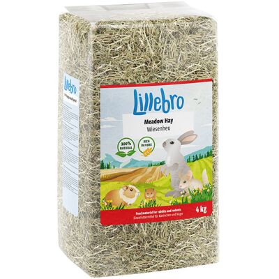 Foin de prairie Lillebro pour rongeur et lapin - 4 kg Foin de prairie Lillebro pour rongeur et lapin - 4 kg
