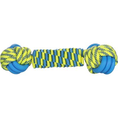 Flamingo Tofla Balle à nœuds et ficelle Jouet Ø7,3x28cm pour chien Flamingo Tofla Balle à nœuds et ficelle Jouet Ø7,3x28cm pour chien