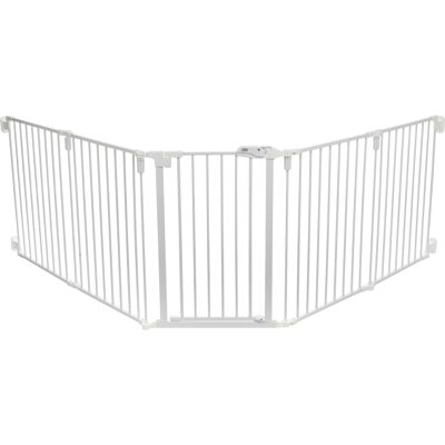 Trixie barrière de sécurité en métal, 5 éléments avec porte L 62,5-300 x H 76,5 cm chien Trixie barrière de sécurité en métal, 5 éléments avec porte L 62,5-300 x H 76,5 cm chien
