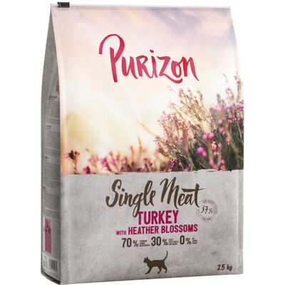 Nourriture pour chat Purizon - Viande Unique, Dinde avec Fleurs de Bruyère - Croquettes Nourriture pour chat Purizon - Viande Unique, Dinde avec Fleurs de Bruyère - Croquettes