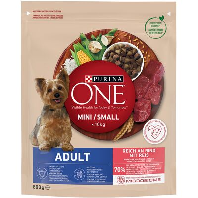 Nourriture pour chiens Purina One Mini Veau - 800 G Nourriture pour chiens Purina One Mini Veau - 800 G