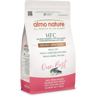 1,2kg Almo Nature HFC Our Best Highly Appetizing Salmon nourriture sèche pour chats 1,2kg Almo Nature HFC Our Best Highly Appetizing Salmon nourriture sèche pour chats