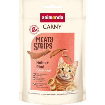 animonda Carny Adult Meat Yummies pour chat - poulet + bœuf - Friandises pour chat animonda Carny Adult Meat Yummies pour chat - poulet + bœuf - Friandises pour chat
