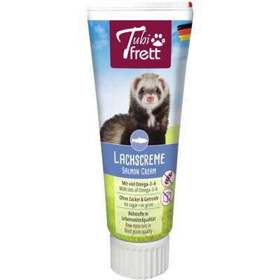 Hansepet 3x75g Tubifrett pâte au saumon pour furet Hansepet 3x75g Tubifrett pâte au saumon pour furet