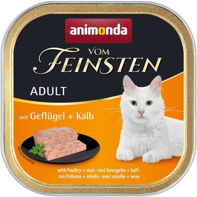 Nourriture humide Animonda vom Feinsten Adult - Haute viande, sans céréales, équilibrée Nourriture humide Animonda vom Feinsten Adult - Haute viande, sans céréales, équilibrée