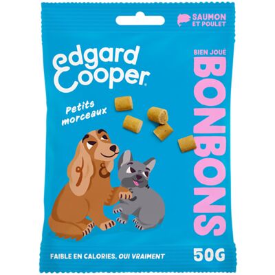Friandises Edgard & Cooper Saumon & Poulet - Petits Morceaux Friandises Edgard & Cooper Saumon & Poulet - Petits Morceaux