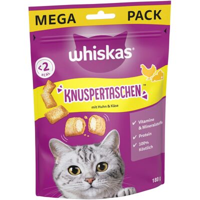 Whiskas Les Irrésistibles poulet, fromage - Friandises pour chat Whiskas Les Irrésistibles poulet, fromage - Friandises pour chat