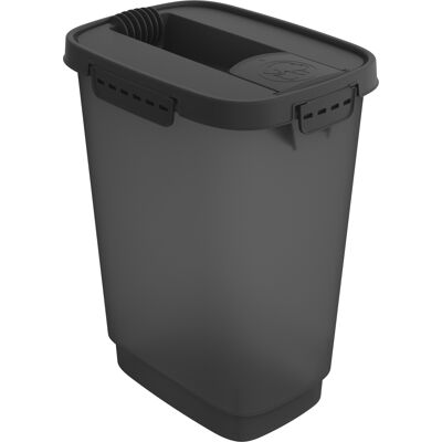 Conteneur alimentaire pour animaux Rotho Cody - Anthracite/Transparent - 25L Conteneur alimentaire pour animaux Rotho Cody - Anthracite/Transparent - 25L