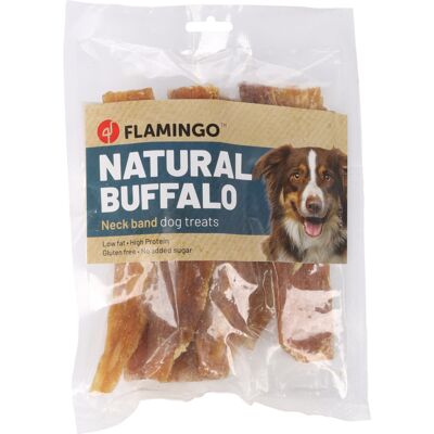 Lot économique : 2x200g Flamingo Nature Collier de buffle friandises pour chiens Lot économique : 2x200g Flamingo Nature Collier de buffle friandises pour chiens