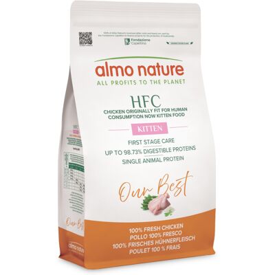 Almo Nature HFC 1,2kg HFC Kitten poulet Almo Nature croquettes pour chat Almo Nature HFC 1,2kg HFC Kitten poulet Almo Nature croquettes pour chat