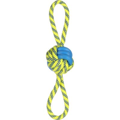 Jouet pour chien Flamingo Tofla corde à tirer avec balle en corde Ø7x30cm Jouet pour chien Flamingo Tofla corde à tirer avec balle en corde Ø7x30cm