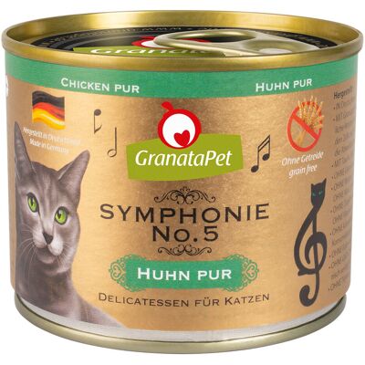 6x200g GranataPet Symphonie pur poulet - Pâtée pour chat 6x200g GranataPet Symphonie pur poulet - Pâtée pour chat