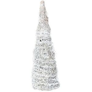 Décoration de Noël Cono Forest Blanc H40 de Bizzotto - Prêt pour la saison festive Décoration de Noël Cono Forest Blanc H40 de Bizzotto - Prêt pour la saison festive
