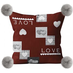 SH0P&CITY Coussin en microfibre LOVE - Coussins SH0P&CITY Coussin en microfibre LOVE - Coussins