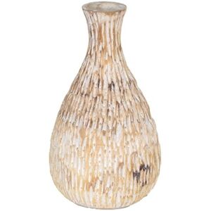 Signes Grimalt - Vase Ethnique en Bois - 34cm - Vase Signes Grimalt - Vase Ethnique en Bois - 34cm - Vase