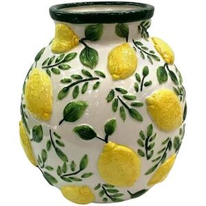 Vases, caches pots d'intérieur Signes Grimalt Vase Citron S Blanc Unique Heren Vases, caches pots d'intérieur Signes Grimalt Vase Citron S Blanc Unique Heren