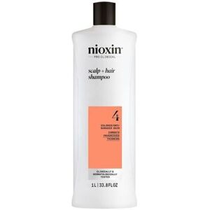 Nioxin Système 4 - Shampooing - Cheveux colorés et abîmés - 1L Nioxin Système 4 - Shampooing - Cheveux colorés et abîmés - 1L