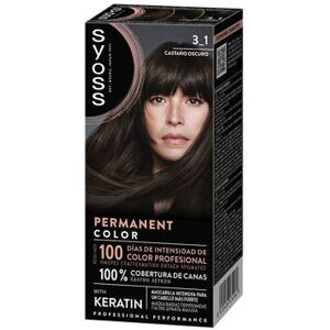 Colorations Syoss Permanent Color 3.1-castaño Oscuro Unique Heren Colorations Syoss Permanent Color 3.1-castaño Oscuro Unique Heren