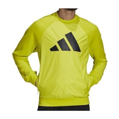 Veste Adidas GL5674 - Sweat-shirt pour hommes jaune toute l'année Veste Adidas GL5674 - Sweat-shirt pour hommes jaune toute l'année