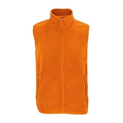 SOL's Factor Body Warmer - Microfleece recyclé, Unisexe, Orange, XXL SOL's Factor Body Warmer - Microfleece recyclé, Unisexe, Orange, XXL