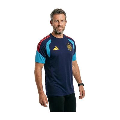 T-shirt adidas T-shirt Spain 26 Tiro coton Bleu EU S,EU L,EU XL,EU XS Heren T-shirt adidas T-shirt Spain 26 Tiro coton Bleu EU S,EU L,EU XL,EU XS Heren