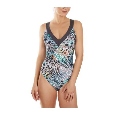 Maillots de bain Selmark Maillot de bain 1 pièce triangle multipositions Animal Bleu 90B,90C,95C Dames Maillots de bain Selmark Maillot de bain 1 pièce triangle multipositions Animal Bleu 90B,90C,95C Dames