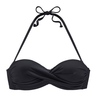 Maillots de bain Lascana Haut maillot de bain bandeau armaturé Simple Noir FR 42B,FR 40D Dames Maillots de bain Lascana Haut maillot de bain bandeau armaturé Simple Noir FR 42B,FR 40D Dames