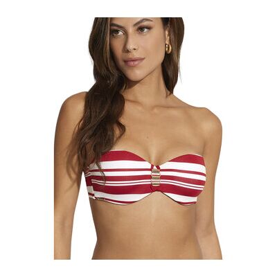 Maillots de bain Selmark Haut maillot de bain bandeau Mykonos Mare Rouge 90B,90D Dames Maillots de bain Selmark Haut maillot de bain bandeau Mykonos Mare Rouge 90B,90D Dames