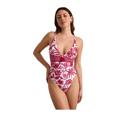 Maillots de bain Selmark Maillot de bain une pièce triangle préformé ACANTHUS Rose 100C,85B,85C,90B,95B,95C Dames Maillots de bain Selmark Maillot de bain une pièce triangle préformé ACANTHUS Rose 100C,85B,85C,90B,95B,95C Dames
