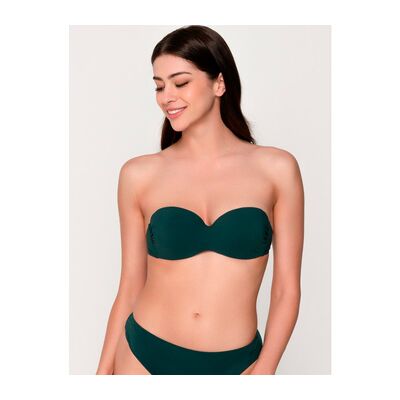 Maillots de bain Luna Splendida Haut maillot de bain bandeau préformé BLUE SENSE Vert 100C,100D,85C,85D,90C,90D,95C,95D Dames Maillots de bain Luna Splendida Haut maillot de bain bandeau préformé BLUE SENSE Vert 100C,100D,85C,85D,90C,90D,95C,95D Dames