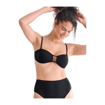 Maillots de bain Lisca Haut maillot de bain bandeau préformé sans armatures FLORIDA Noir EU S,EU M,EU L Dames Maillots de bain Lisca Haut maillot de bain bandeau préformé sans armatures FLORIDA Noir EU S,EU M,EU L Dames