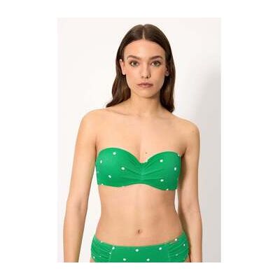 Maillots de bain Ysabel Mora Haut de bikini bandeau en piqué vert à pois, bonnets B et C Vert 100B,85B,85C,90B,90C,95B,95C,105B Dames Maillots de bain Ysabel Mora Haut de bikini bandeau en piqué vert à pois, bonnets B et C Vert 100B,85B,85C,90B,90C,95B,95C,105B Dames
