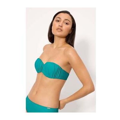 Maillots de bain Ysabel Mora Haut de maillot de bain bandeau froncé turquoise, bonnet B Bleu 100B,85B,90B,95B,105B Dames Maillots de bain Ysabel Mora Haut de maillot de bain bandeau froncé turquoise, bonnet B Bleu 100B,85B,90B,95B,105B Dames