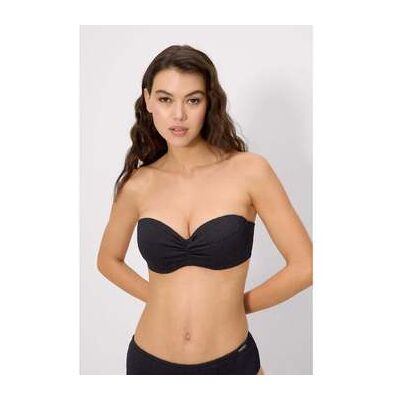 Maillots de bain Ysabel Mora Haut de bikini push-up noir texturé, bonnet C Noir 80C,85C,90C Dames Maillots de bain Ysabel Mora Haut de bikini push-up noir texturé, bonnet C Noir 80C,85C,90C Dames