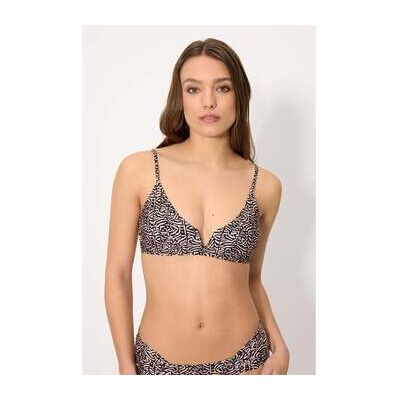 Maillots de bain Ysabel Mora Haut de bikini triangle imprimé pailleté, bonnet B Multicolore 100B,80B,85B,90B,95B Dames Maillots de bain Ysabel Mora Haut de bikini triangle imprimé pailleté, bonnet B Multicolore 100B,80B,85B,90B,95B Dames