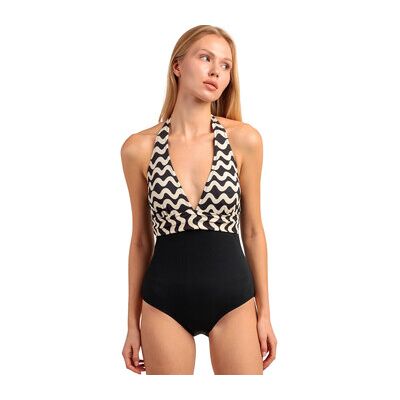 Maillots de bain Admas Maillot de bain une pièce dos nu Waves White And Black Noir FR 38,FR 42,FR 44,FR 46 Dames Maillots de bain Admas Maillot de bain une pièce dos nu Waves White And Black Noir FR 38,FR 42,FR 44,FR 46 Dames