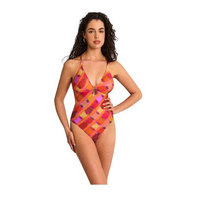 Maillots de bain Selmark Maillot de bain une pièce triangle préformé MAGMA Orange 100C,85B,85C Dames Maillots de bain Selmark Maillot de bain une pièce triangle préformé MAGMA Orange 100C,85B,85C Dames